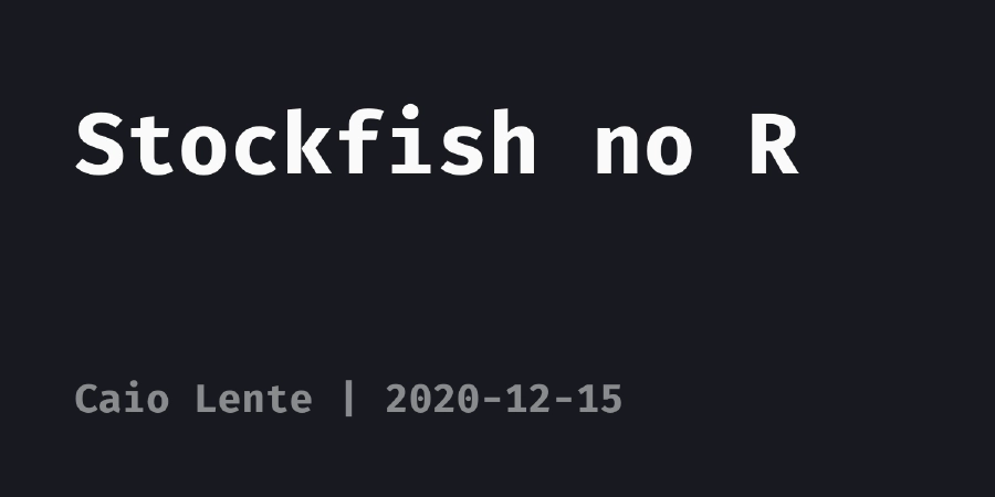 Stockfish - Engines de Xadrez 